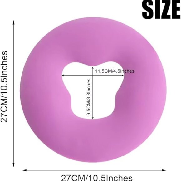 Silicone Face Massage Pillow,SPA Beauty Face Relax Headrest(1 Set(Any Color)) - Picture 12 of 15